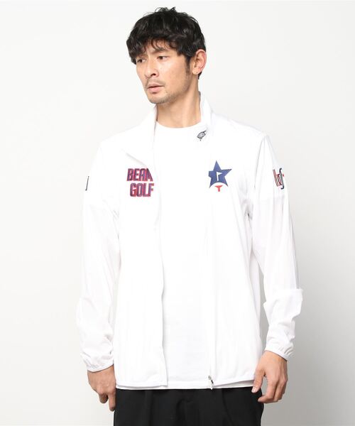 BEAMS GOLFブルゾン BEAMS GOLF 「BEAMS GOLF」 ブルゾン SMALL ホワイト メンズ