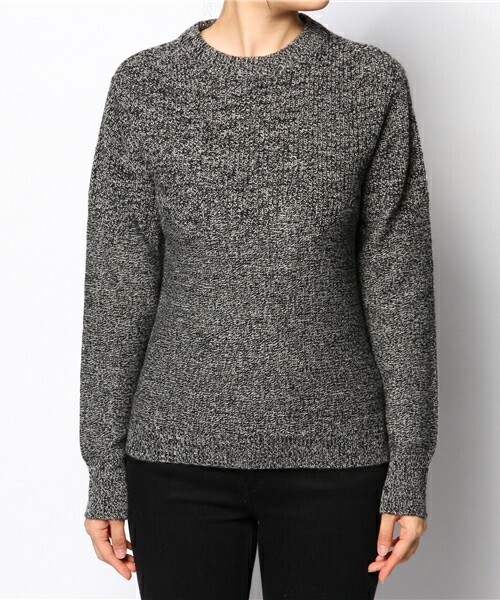 DRAWER（ドゥロワー） 長袖ニット 2 グレー レディース : ZOZOTOWN