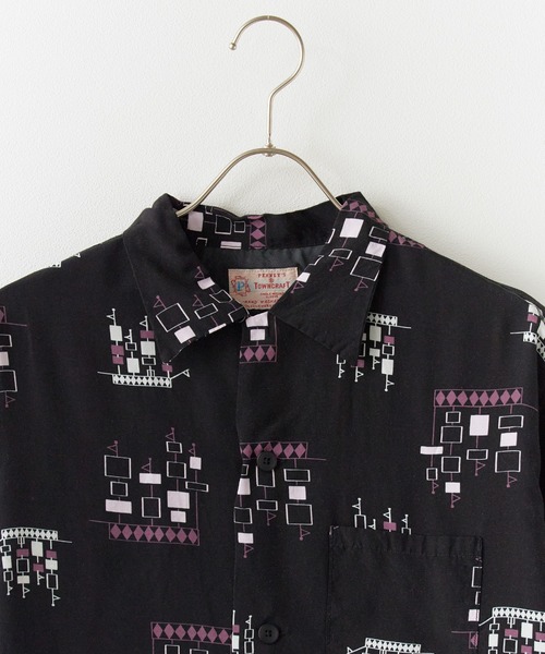 TOWNCRAFT（タウンクラフト） シャツ 50S ROCKABILLY SHIRT 総柄