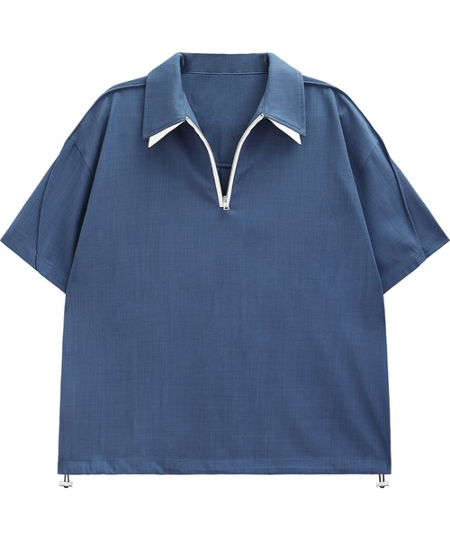 ZOZO ページ Otte シャツ ハーフジップポロトップス メンズ : ZOZOTOWN Yahoo
