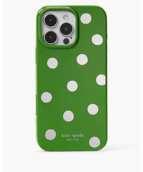 kate spade NEW YORK スマホケース ミラー ドット アイフォン 16