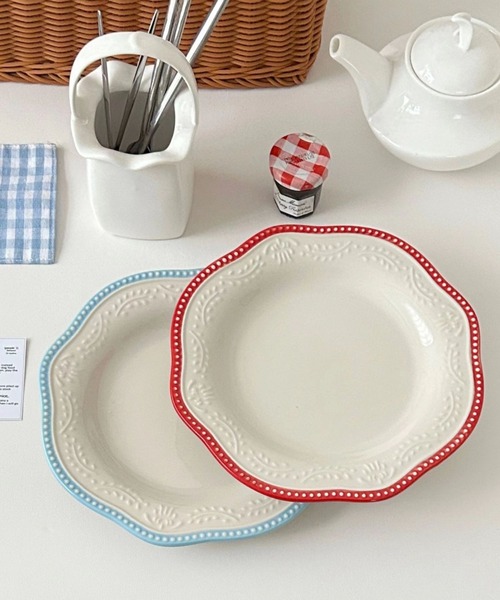 ブランド　プレートセット プレート 22.5cm スクエア CORELLE ケイユクッカ 強化ガラス （ 食洗機