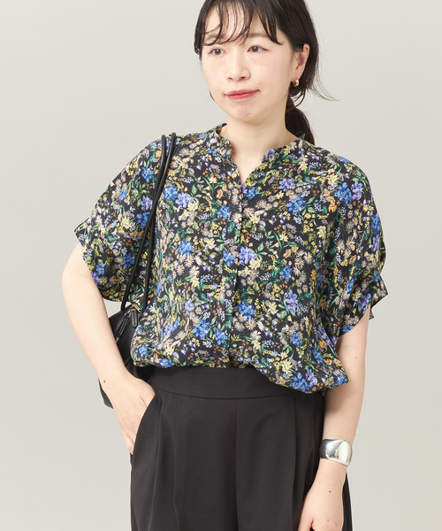journal standard L'essage タックスリーブシャツ　花柄 JOURNAL STANDARD L'ESSAGE 花柄タックスリーブシャツ - メルカリ