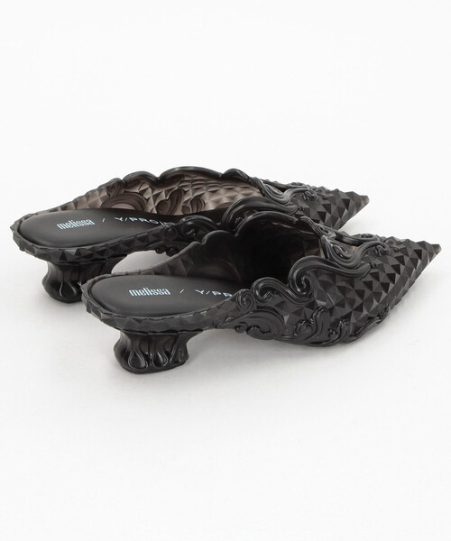 サンダル melissa/メリッサ Melissa + Y/Project Court Shoe / クリア ポインテッドミュール レディース サンダル・ミュール