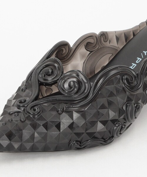 サンダル melissa/メリッサ Melissa + Y/Project Court Shoe / クリア ポインテッドミュール レディース サンダル・ミュール