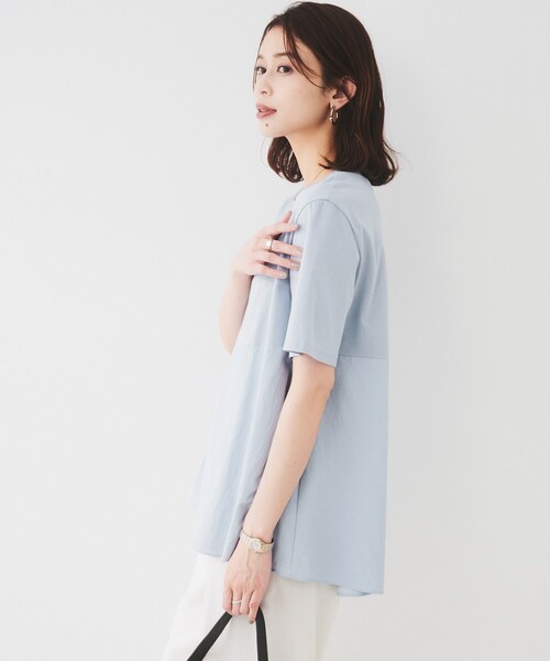 UNTITLED tシャツ 「UVカット/接触冷感/Tシャツ」異素材