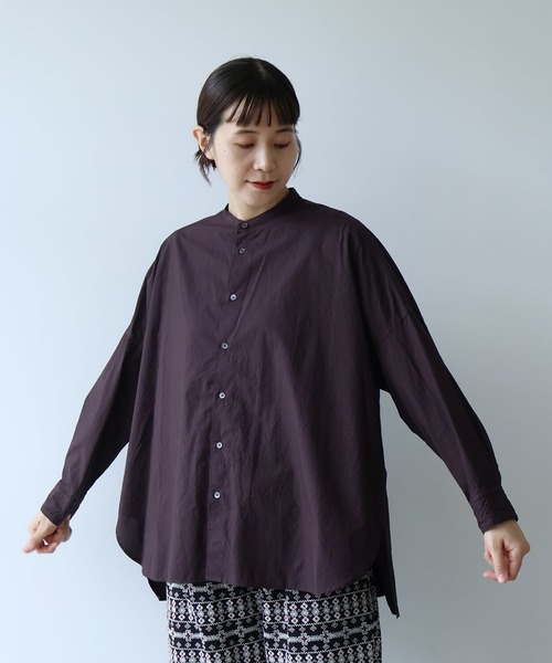 yuni キャッチワッシャーブラウス yuni - C/キャッチワッシャー ワイドブラウス | clever elephant