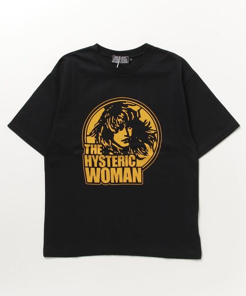 HYSTERIC GLAMOUR 半袖Tシャツ 黒　ユニセックス　　極美品 HYSTERIC GLAMOUR 「HYSTERIC GLAMOUR」 半袖Tシャツ MEDIUM
