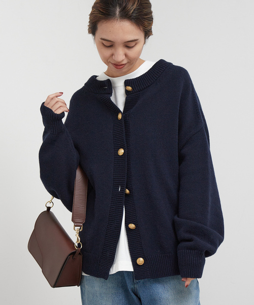 FRAMeWORK（フレームワーク） ニットカーディガン - ブラック