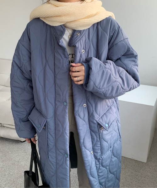 「emi+」 コート M カーキ レディース_画像2