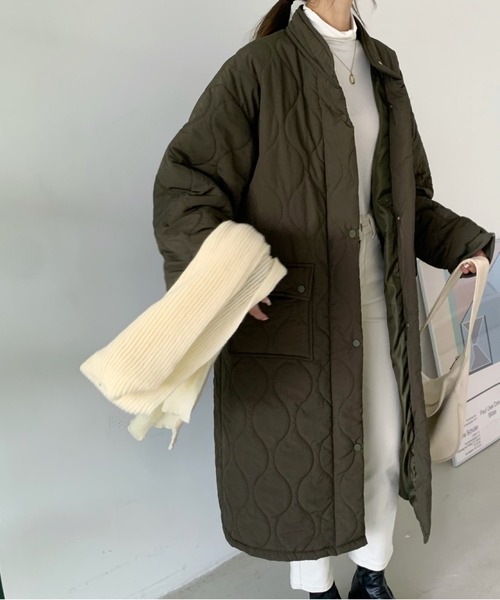「emi+」 コート M カーキ レディース_画像5