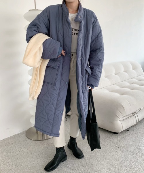 「emi+」 コート M カーキ レディース_画像8