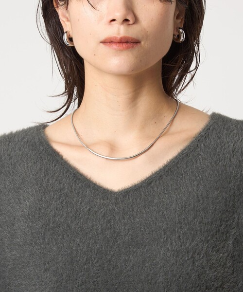 ニット セーター フラッフフェザー 2WAY ショートスリーブ ニット プルオーバー -ウォッシャブル- レディース