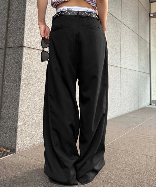 DIESEL美品　レディーススラックス スラックス パンツ タックスラックスパンツ レディース