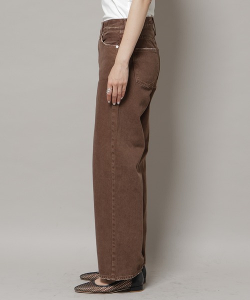 upper hights デニムパンツ 綿100% ライトブラウン レディース upperhights ジーンズ デニム デニムパンツ upper hights/THE
