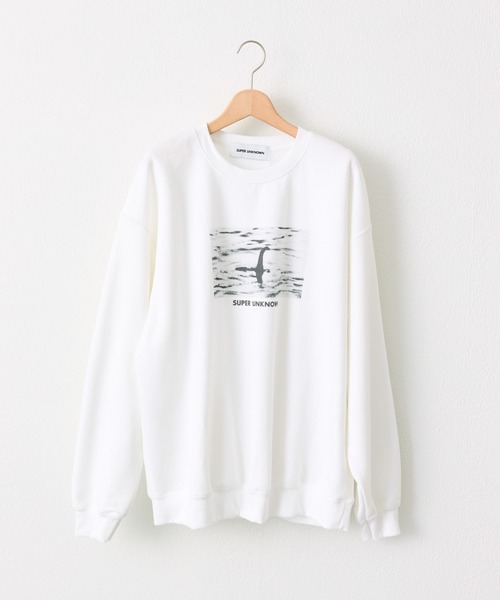 tシャツ 「super unnown」 ネッシースウェット レディース
