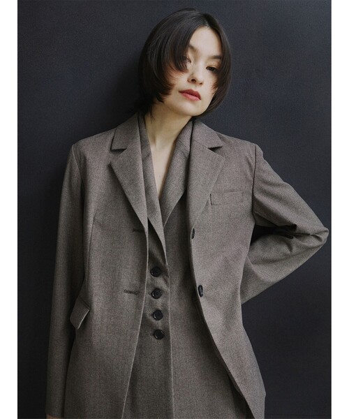 beamsf テーラードジャケット グレーヘリンボーン ビームスF】グレーヘリンボーンジャケット beamsf テーラード