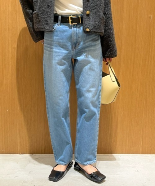 「Mila Owen」 加工デニムパンツ 0 グレー レディース