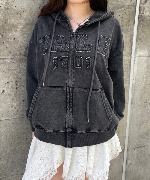 パーカー デニムジップアップパーカー レディース メンズ