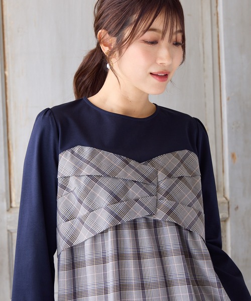 Rose Tiara（ローズティアラ） tシャツ 「UVカット」レイヤード風