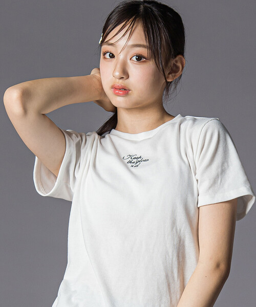 ZIDDY（ジディー） ブラウス シャツ オフショルダー2WAY長袖シャツ