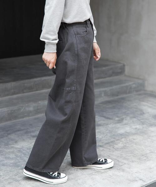 FORK&SPOON（フォークアンドスプーン） パンツ ガーメントダイツイル