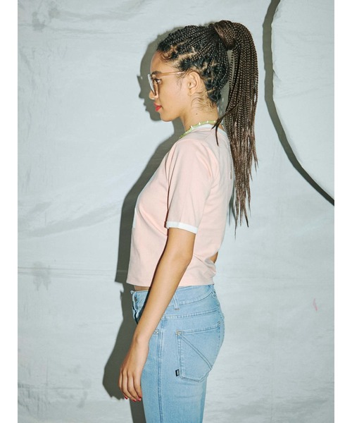 「PAMEO POSE」 半袖Tシャツ FREE ピンク レディース_画像3