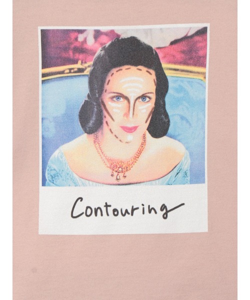 「PAMEO POSE」 半袖Tシャツ FREE ピンク レディース_画像8