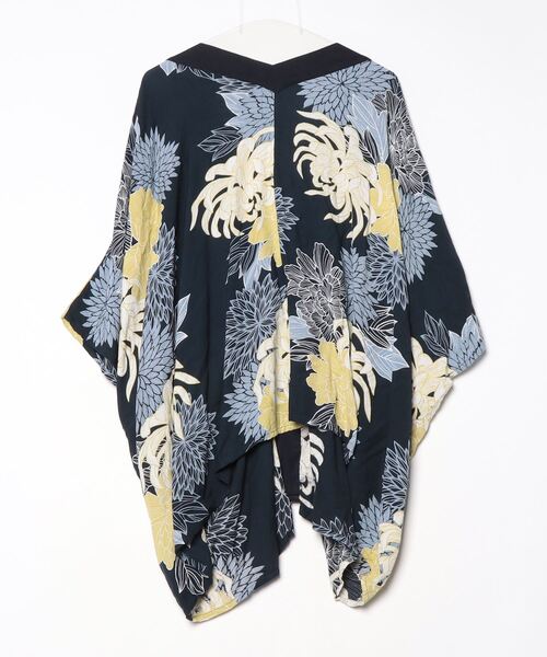 「カヤ」 7分袖シャツ FREE スミクロ レディース_画像2