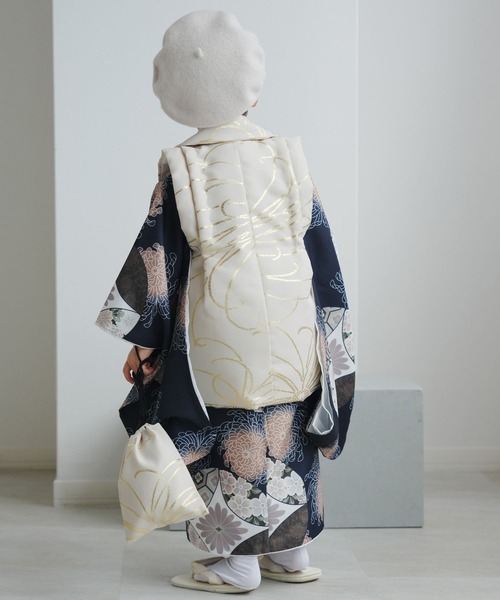 utatane ひよこ商店　七五三 3歳　男の子 utatane｜ひよこ商店 七五三 3歳 被布コート 着物 セット 男の子 三歳