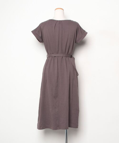 「index」 半袖ワンピース 40 ブラウン系その他5 レディース_画像2