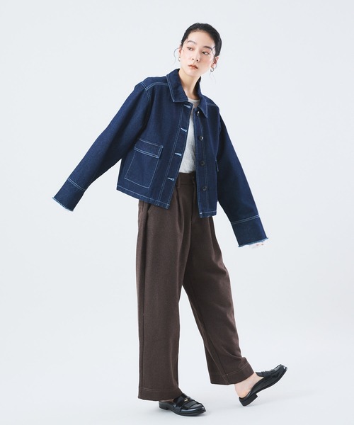 Muscat デニムジャケット gジャン カットオフデニムジャケット