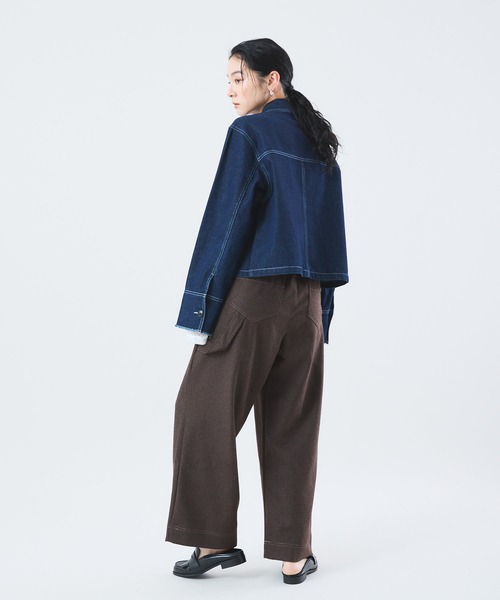 Muscat デニムジャケット gジャン カットオフデニムジャケット