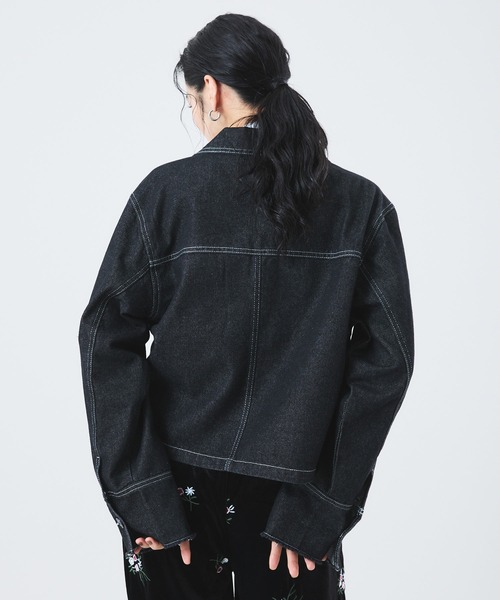 Muscat デニムジャケット gジャン カットオフデニムジャケット