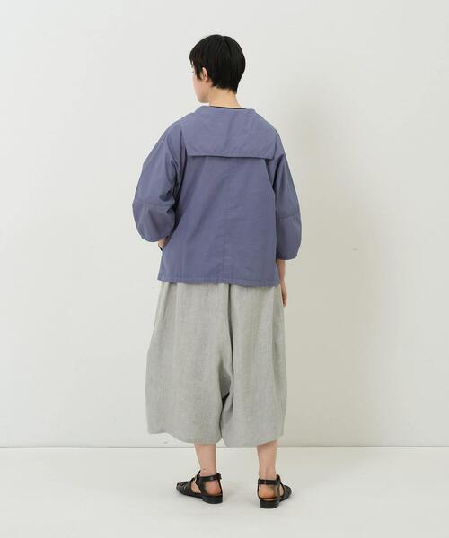 「conges payes ADIEU TRISTESSE」 半袖ブラウス 38 ブルー レディース_画像7