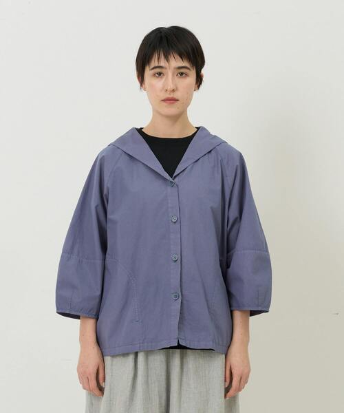 「conges payes ADIEU TRISTESSE」 半袖ブラウス 38 ブルー レディース_画像9