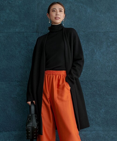 ICB（アイシービー） カーディガン ミルドウール ロングカーディガン