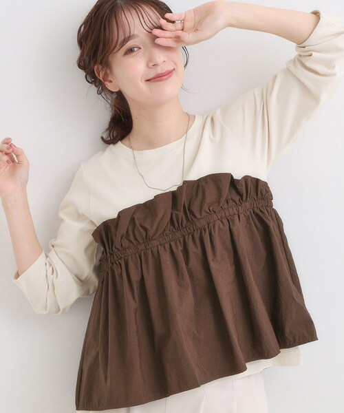 DRESKIP（ドレスキップ） tシャツ 「洗濯機可/S-LL」1枚で華やか