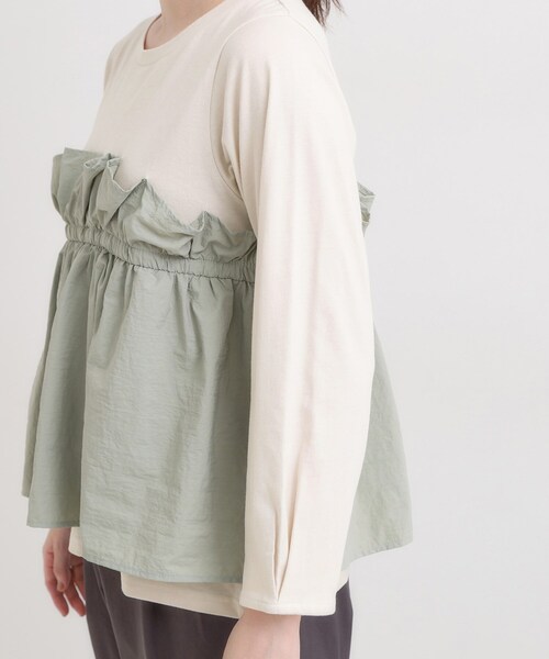 DRESKIP（ドレスキップ） tシャツ 「洗濯機可/S-LL」1枚で華やか
