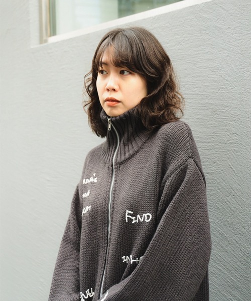 B：MING by BEAMS（ビーミング by ビームス） ニット セーター 手書き