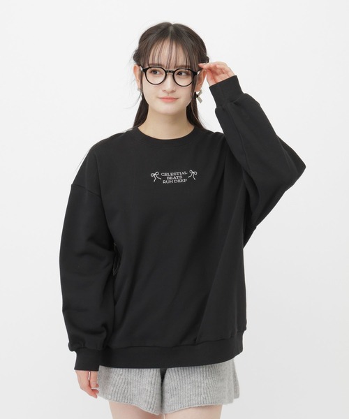 GLOBAL WORK（グローバルワーク） トレーナー USAP刺繍スウェット/AND