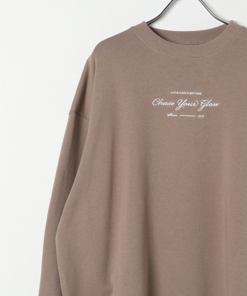 GLOBAL WORK トレーナー USAP刺繍スウェット/AND YUA ANY/581120