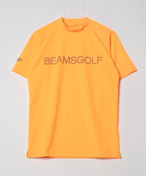 BeamsGolf 半袖シャツ　メンズＬ BEAMS GOLF（ビームス ゴルフ） 半袖Tシャツ M オレンジ メンズ
