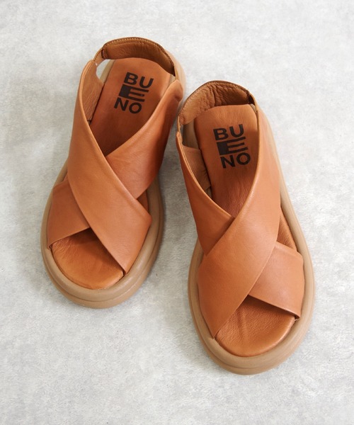 「BUENO」 フラットサンダル 38 ブラック レディース_画像8