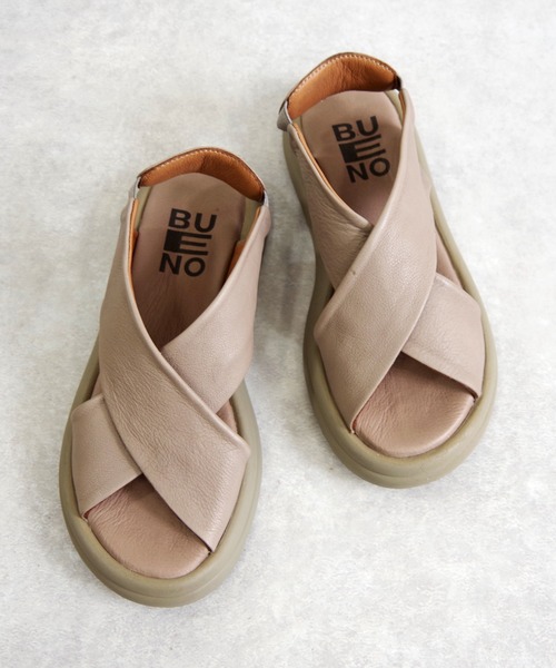 「BUENO」 フラットサンダル 38 ブラック レディース_画像9