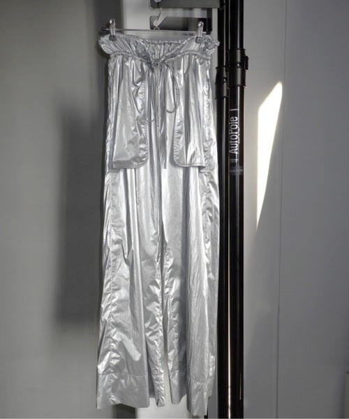 「musubore」 イージーパンツ 1 ホワイト レディース_画像8