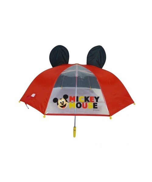 W・ディズニー・W ミッキー耳付き傘(補修必要の可能性あり) Disney（ディズニー） 傘 耳付き傘 ミッキー 47cm キッズ 子供 男の子
