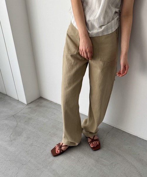 「CANAL JEAN」 フラットサンダル 23.5 ブラウン レディース_画像3