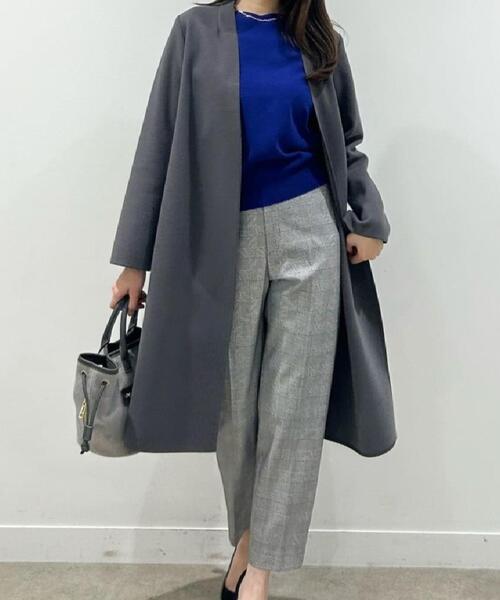 COUP DE CHANCE（クードシャンス） ノーカラーコート コート 「日本製