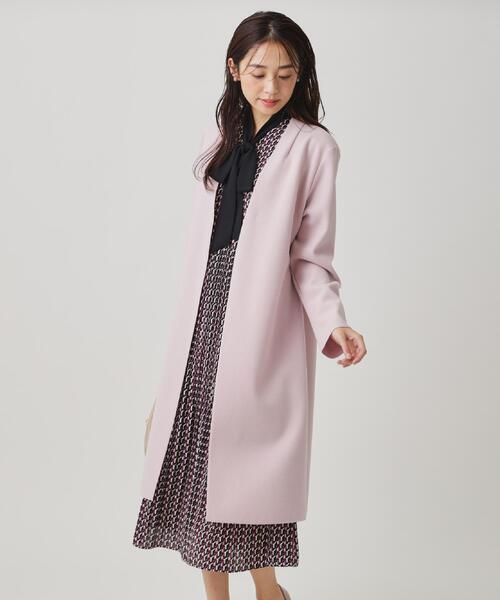 COUP DE CHANCE（クードシャンス） ノーカラーコート コート 「日本製